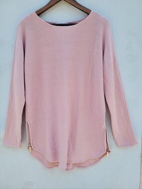 Michael Kors Pale Pink Scoop Neck Sweater